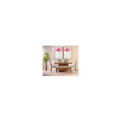 ANTECOMEDOR D´KARLA ESTAMBUL, MESA + BANCA +4 SILLAS TAPIZ GRIS