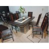 ANTECOMEDOR GIM ATENEA 6 SILLAS CHOCO