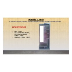 ESPEJO PINO RAPUNZEL CHOCOLATE