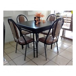 ANTECOMEDOR SULMI ONIX 4 SILLAS