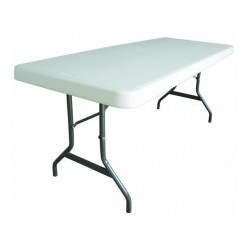 MESA DUNA VERONA 2.40 x 77 BLANCA