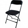 SILLA DUNA STANTON PLEGABLE NEGRA