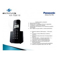 TELEFONO PANASONIC KX-TGB110MEB INALAMB