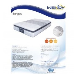 COLCHON WENDY BURGOS QUEEN SIZE