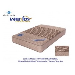 COLCHON WENDY HOTELERO TRADICIONAL MATRIMONIAL