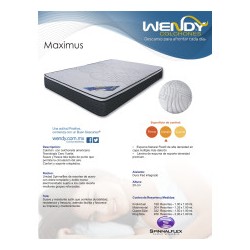 COLCHON WENDY MAXIMUS EURO INDIVIDUAL