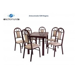 ANTECOMEDOR GIM BOGOTA 8 SILLAS