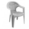 SILLA DUNA CAIRO GRIS APILABLE
