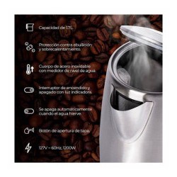 HERVIDOR ELEC. DAEWOO DEK-1349 1.7L INOX