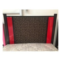 CAMA CUBO TUBO DUBAI INDIV. CHOCO TAPIZ